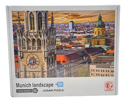 Rompecabezas Munich Landscape 1000 Pzs Hao Xiang.