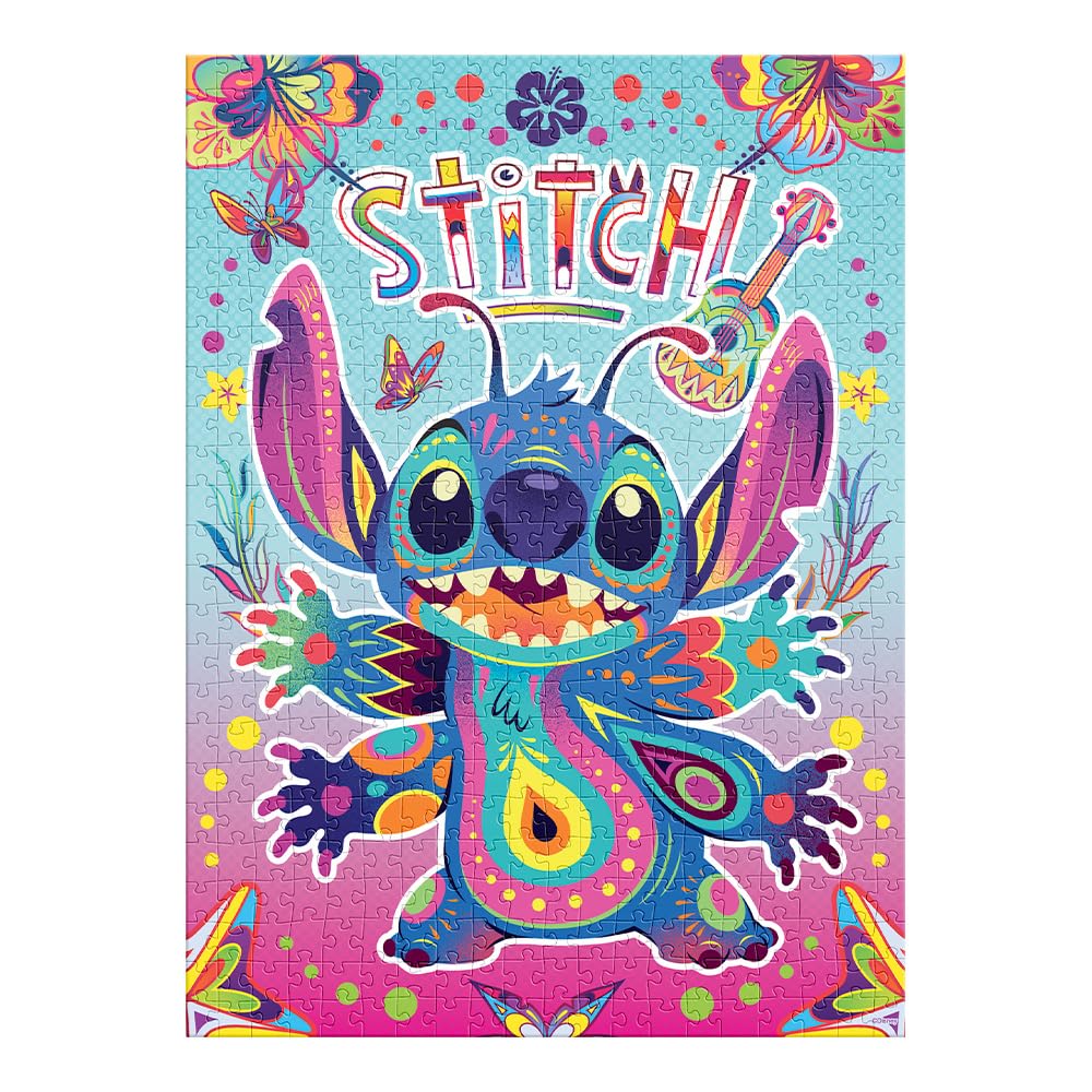 Rompecabezas Novelty Edición Limitada 500 Pzs Disney Stitch Alegrías.