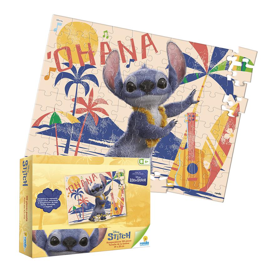 Rompecabezas Ronda Disney Stitch 100 Pzs.