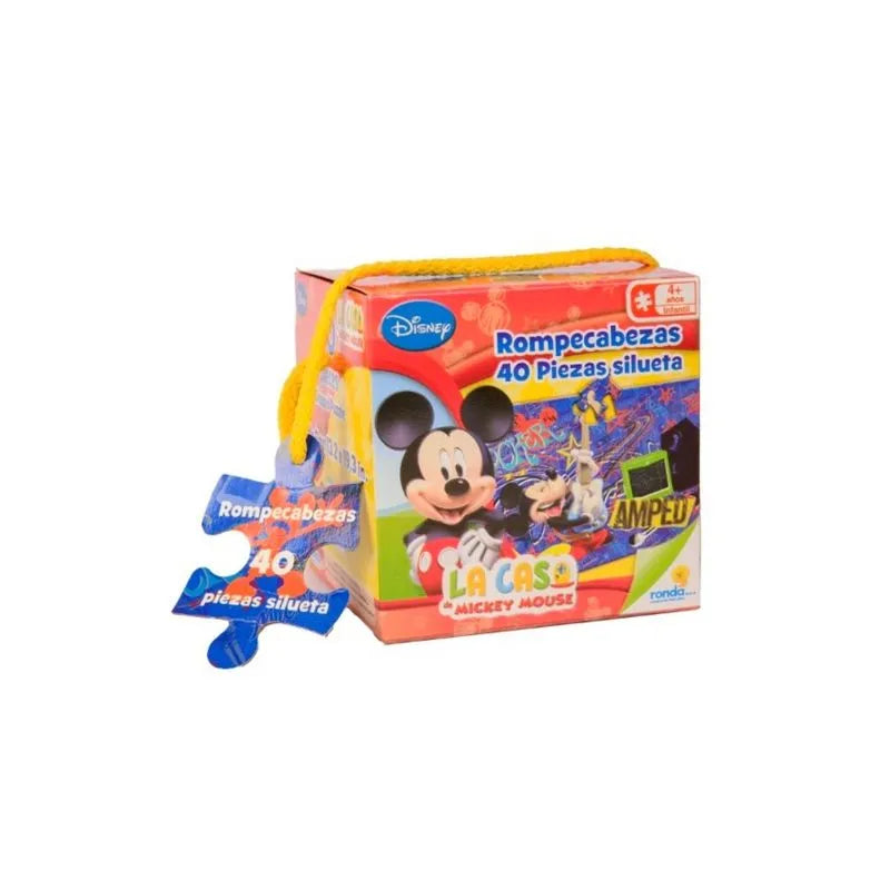 Rompecabezas Ronda La Casa de Mickey Mouse 40 Pzs.
