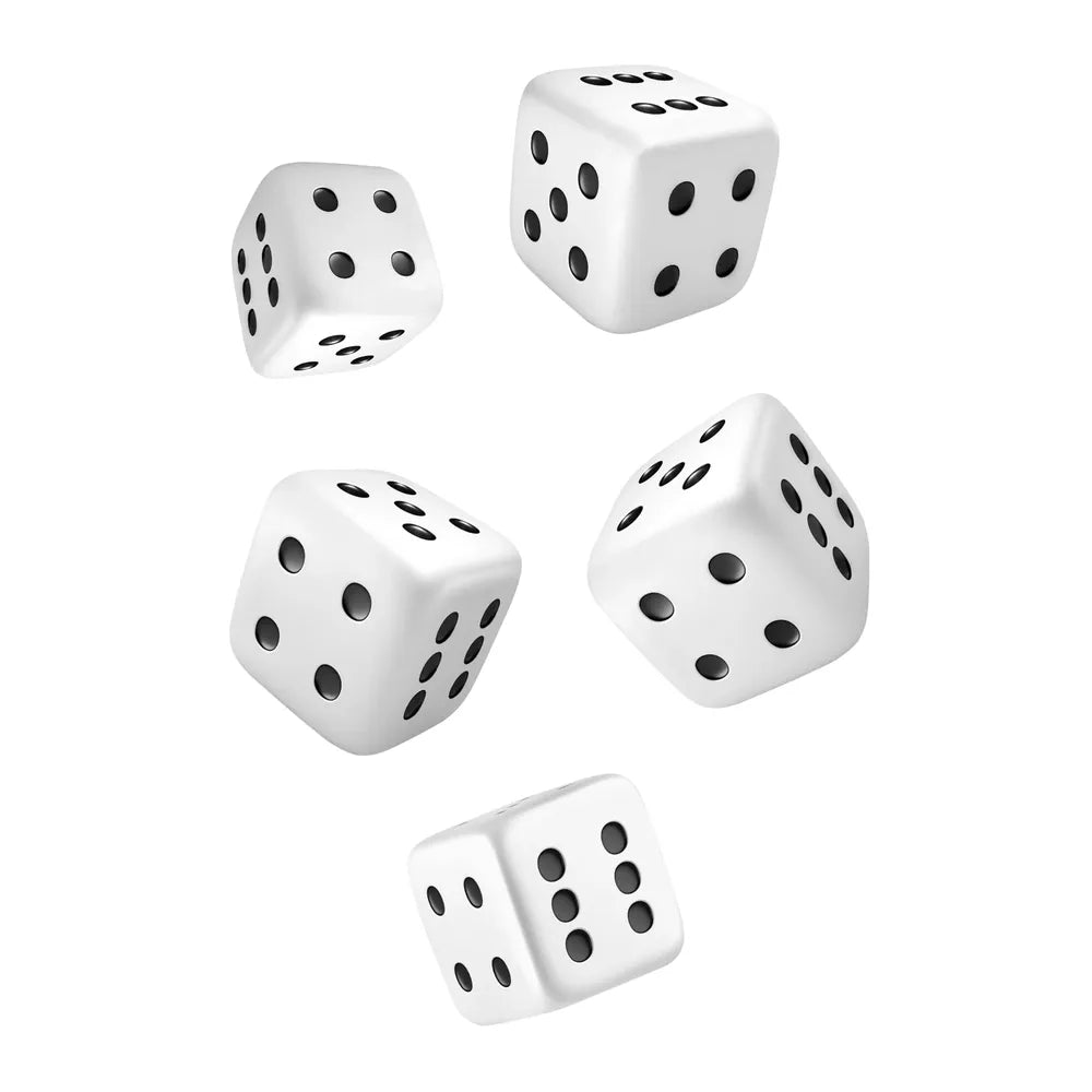Set de 5 Dados Pip Games.