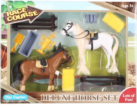Set de Caballos Race Course Deluxe Horse Set.