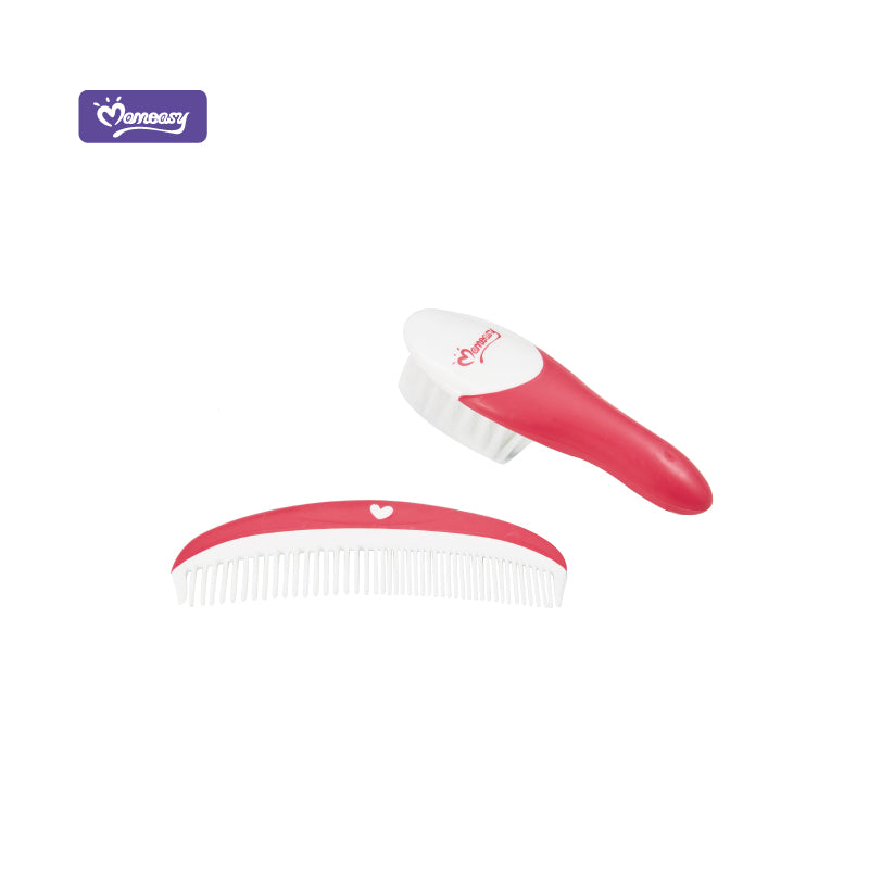 Set de Cepillo para Cabello Momeasy Rosado.