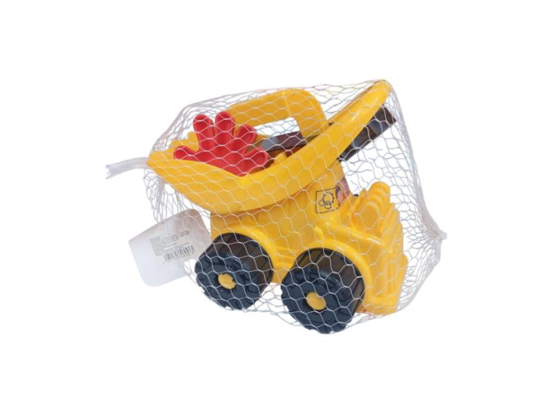 Set de Playa Tractor Amarillo con Accesorios.