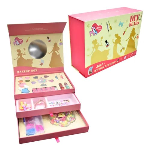 Set de Pulseras y Maquillaje Diy Beads.