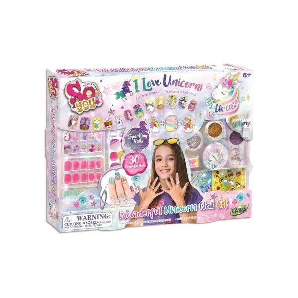 Set de Uñas I Love Unicorn! Tasia.
