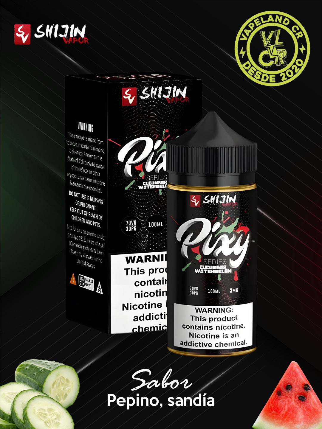 Shijin Pixy Series Cucumber Watermelon 3mg.