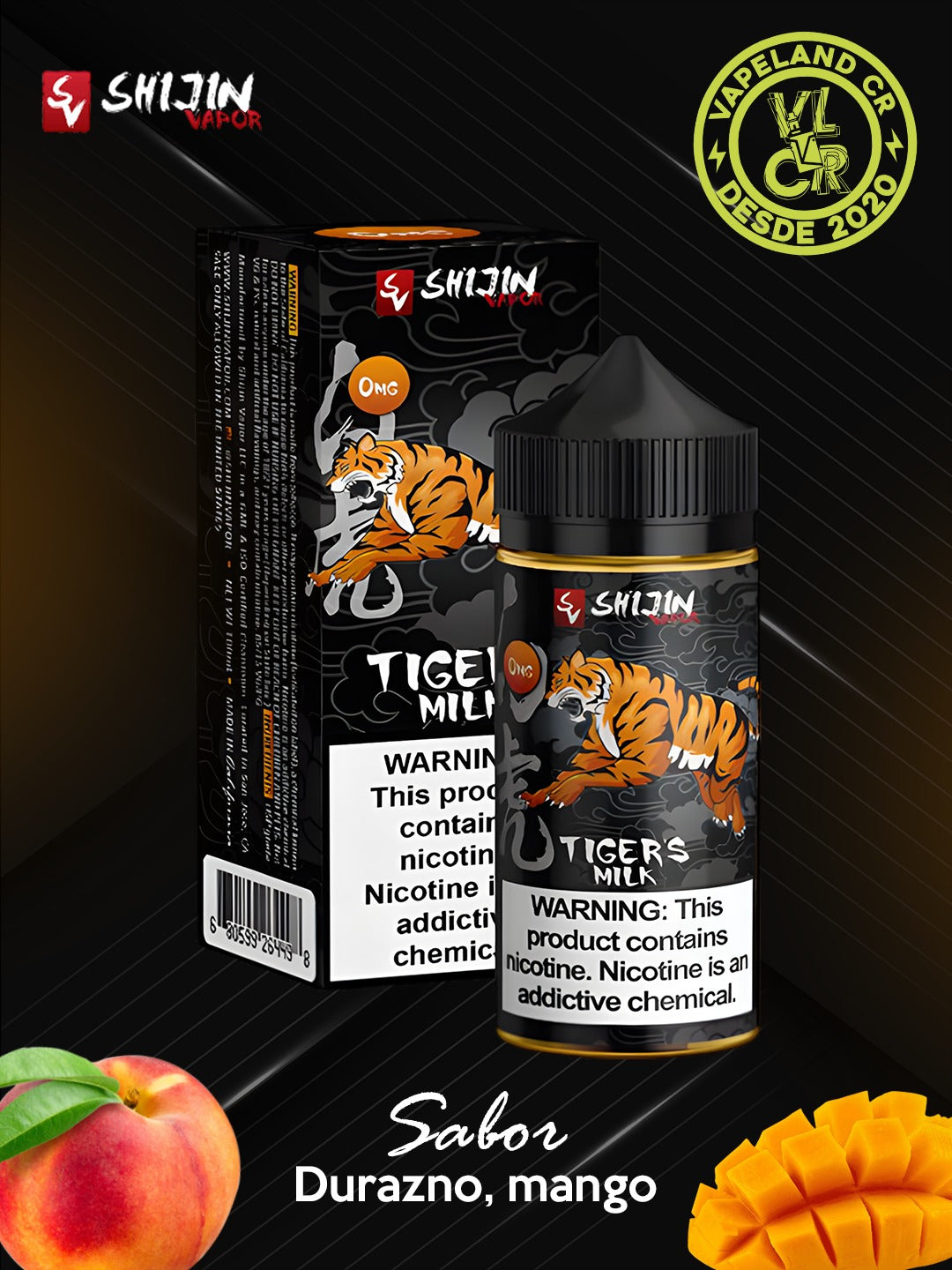 Shijin Tiger's Milk 3mg.