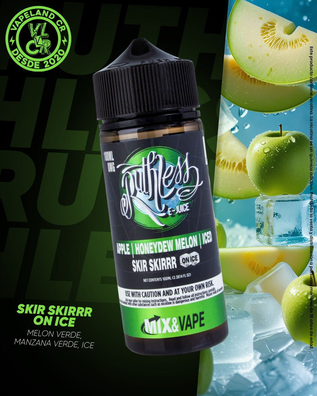 Ruthless Skir Skirrr On Ice 3mg y 6mg.