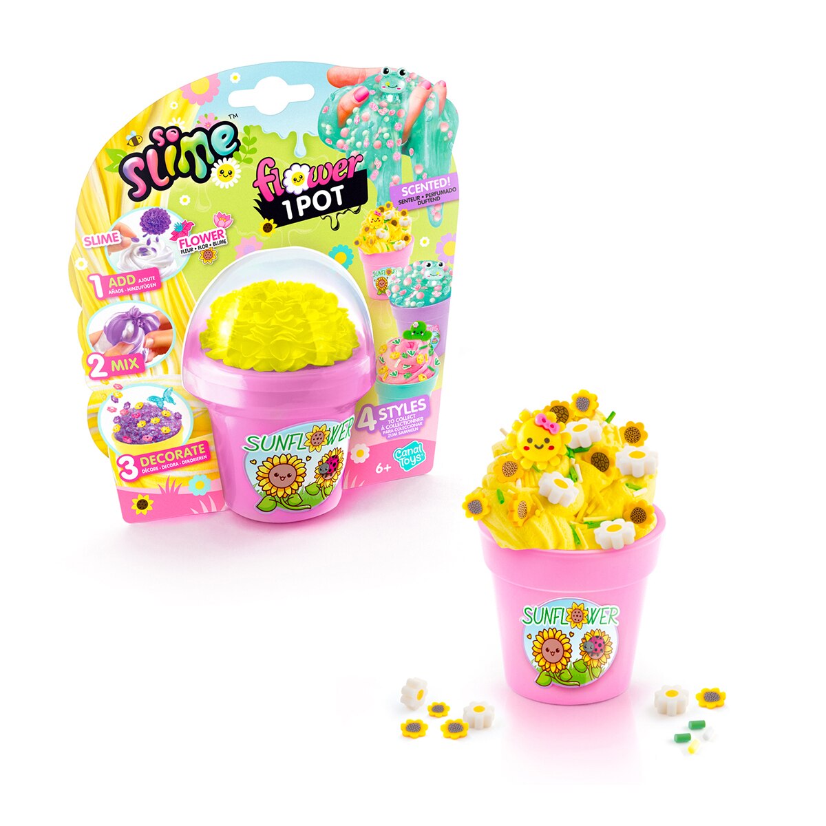 Slime Flower 1 Pot Rosado.