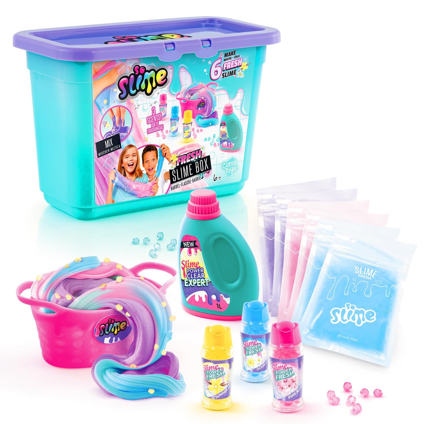 Slime Fresh Slime Box Barril Canal Toys.