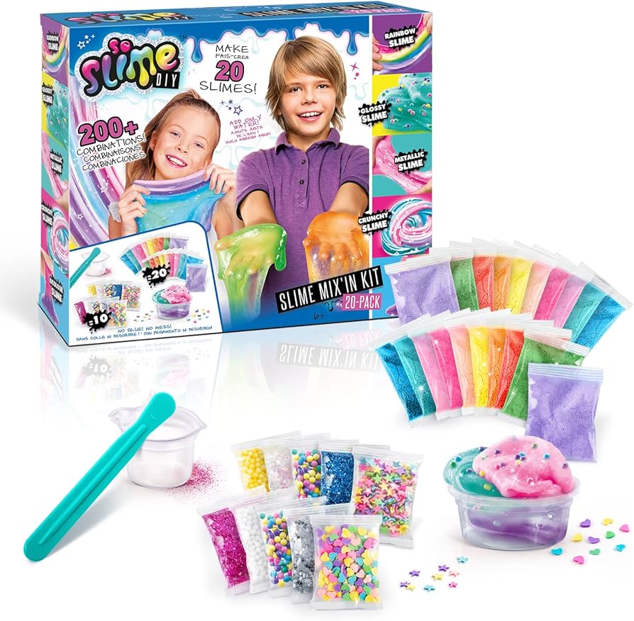 Slime Make Fais-Crea 20 Slimes Slime Mix 'in Kit Canal Toys.