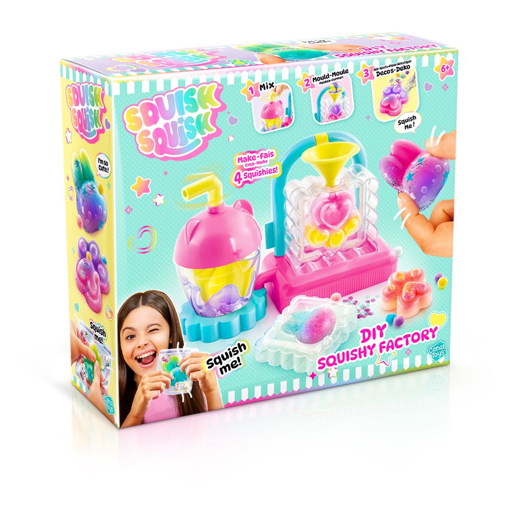 Slime Squish Squish Diy Squishy Factory Canal Toys.