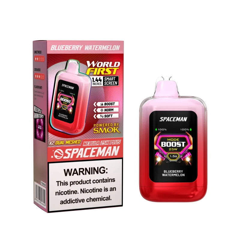 Smok Spaceman Nebula Blueberry Watermelon 25000 puffs.
