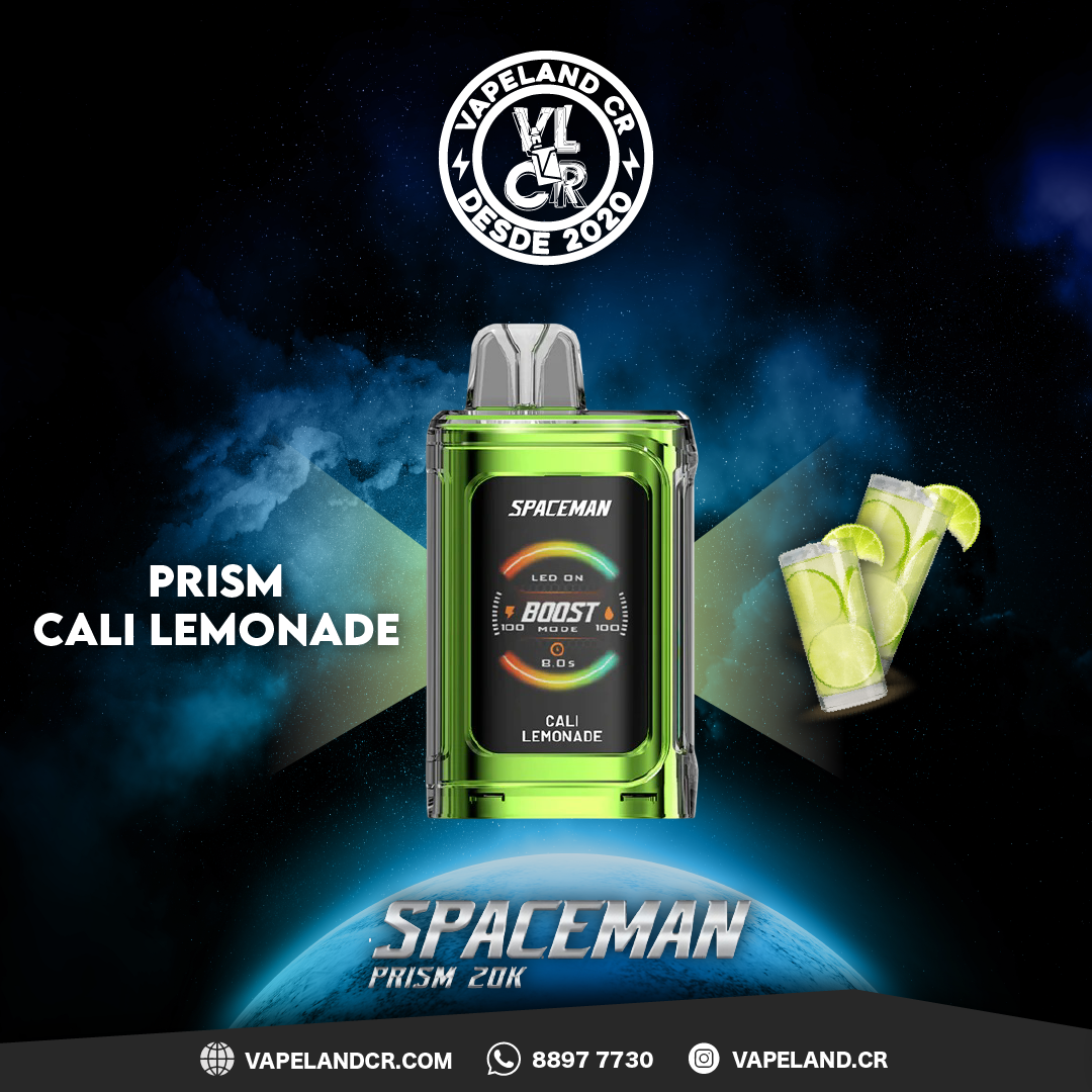 Smok Spaceman Prism Cali Lemonade 20000 puffs.
