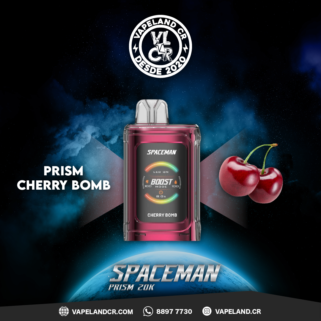 Smok Spaceman Prism Cherry Bomb 20000 puffs.