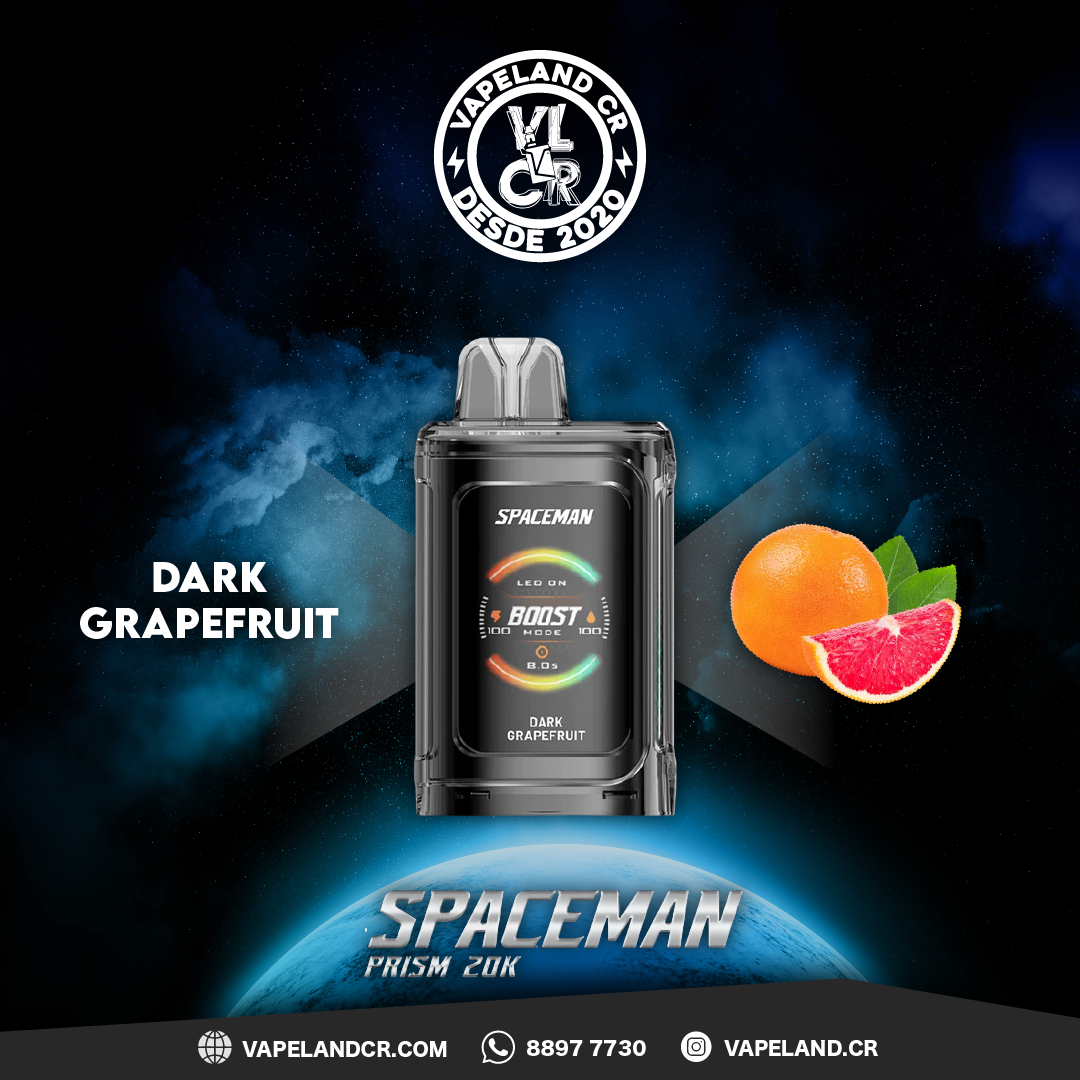 Smok Spaceman Prism Dark Grapefruit 20000 puffs.
