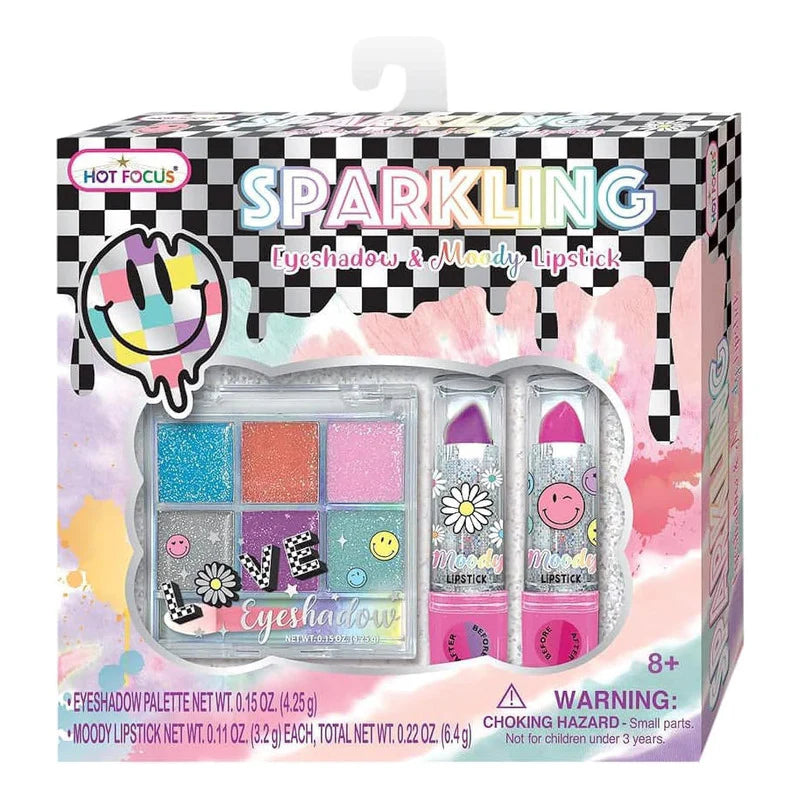 Sombras y Labiales Brillantes de Love Hot Focus.