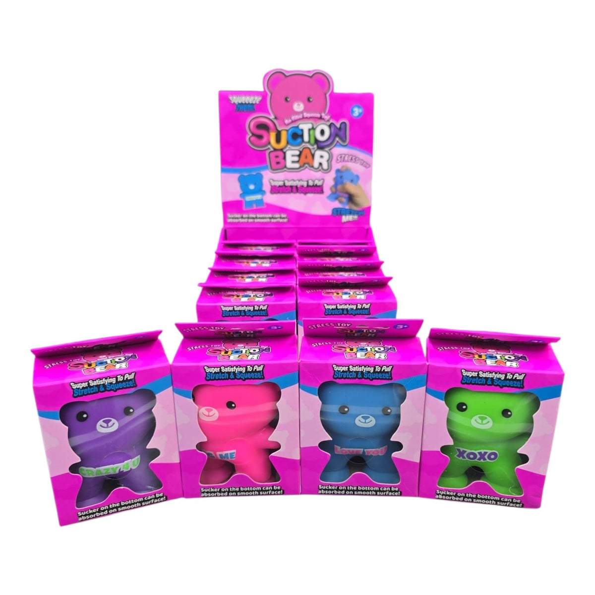 Squeezy de Oso con Ventosa.