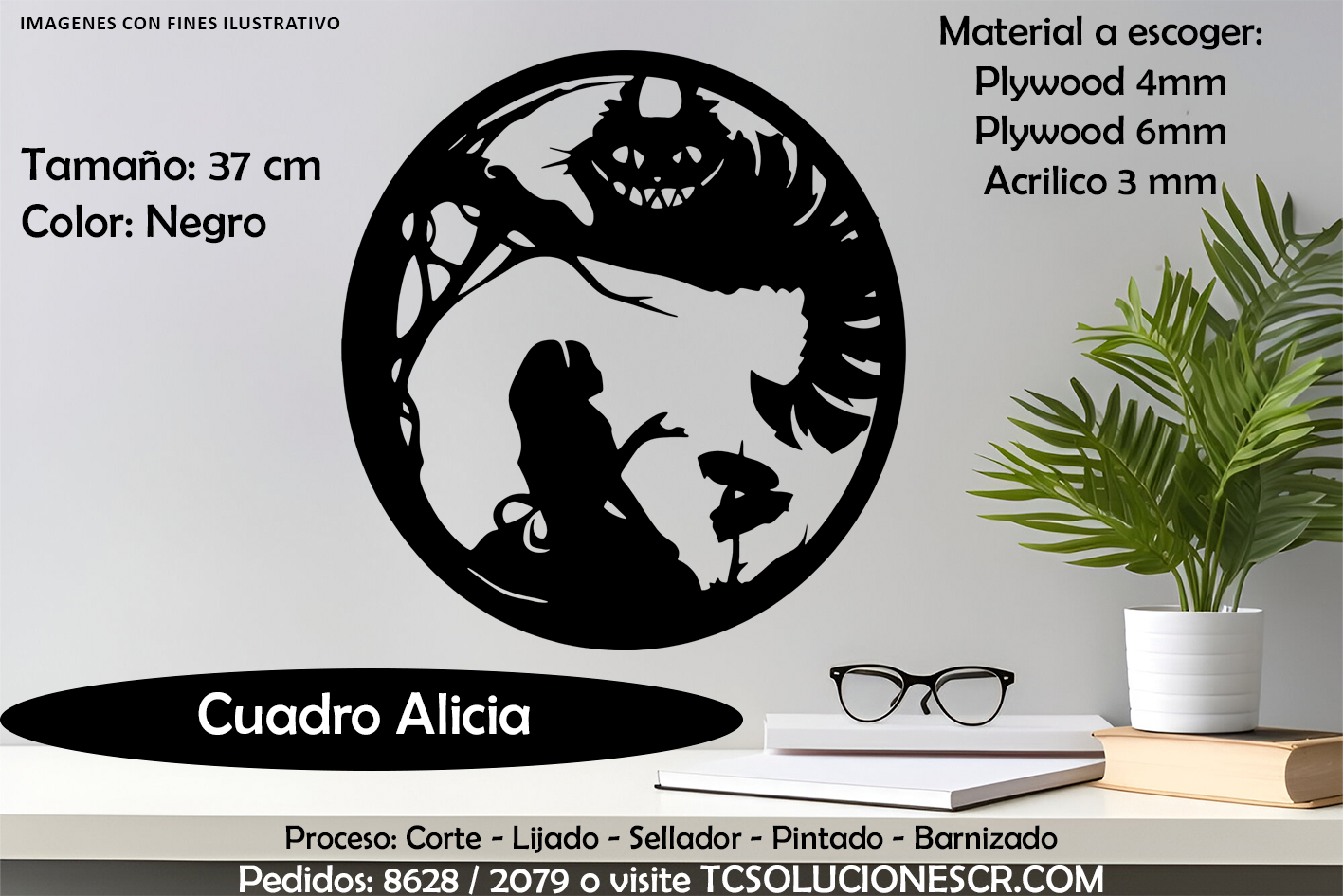 Cuadro Alicia en el Pais de las Maravillas 3