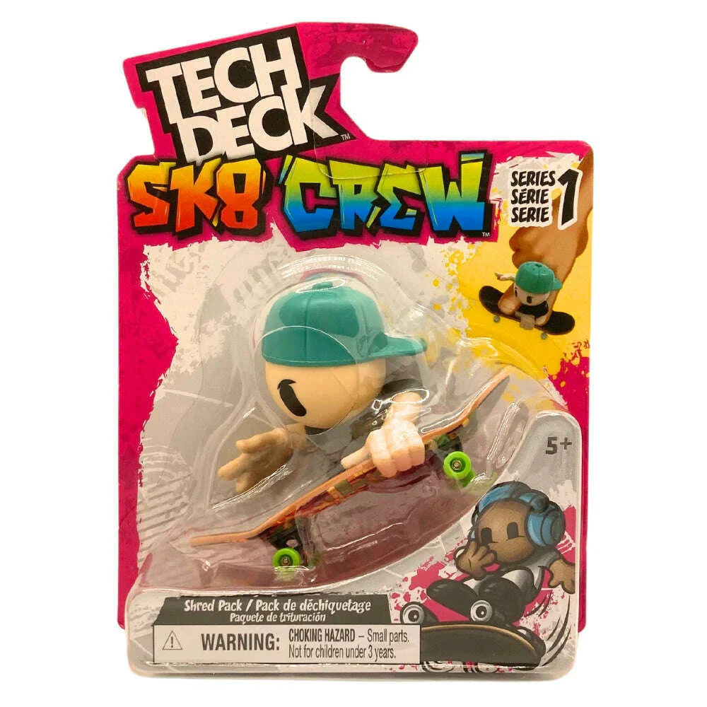 Tech Deck SK8 Crew Serie 1 Shred Pack.