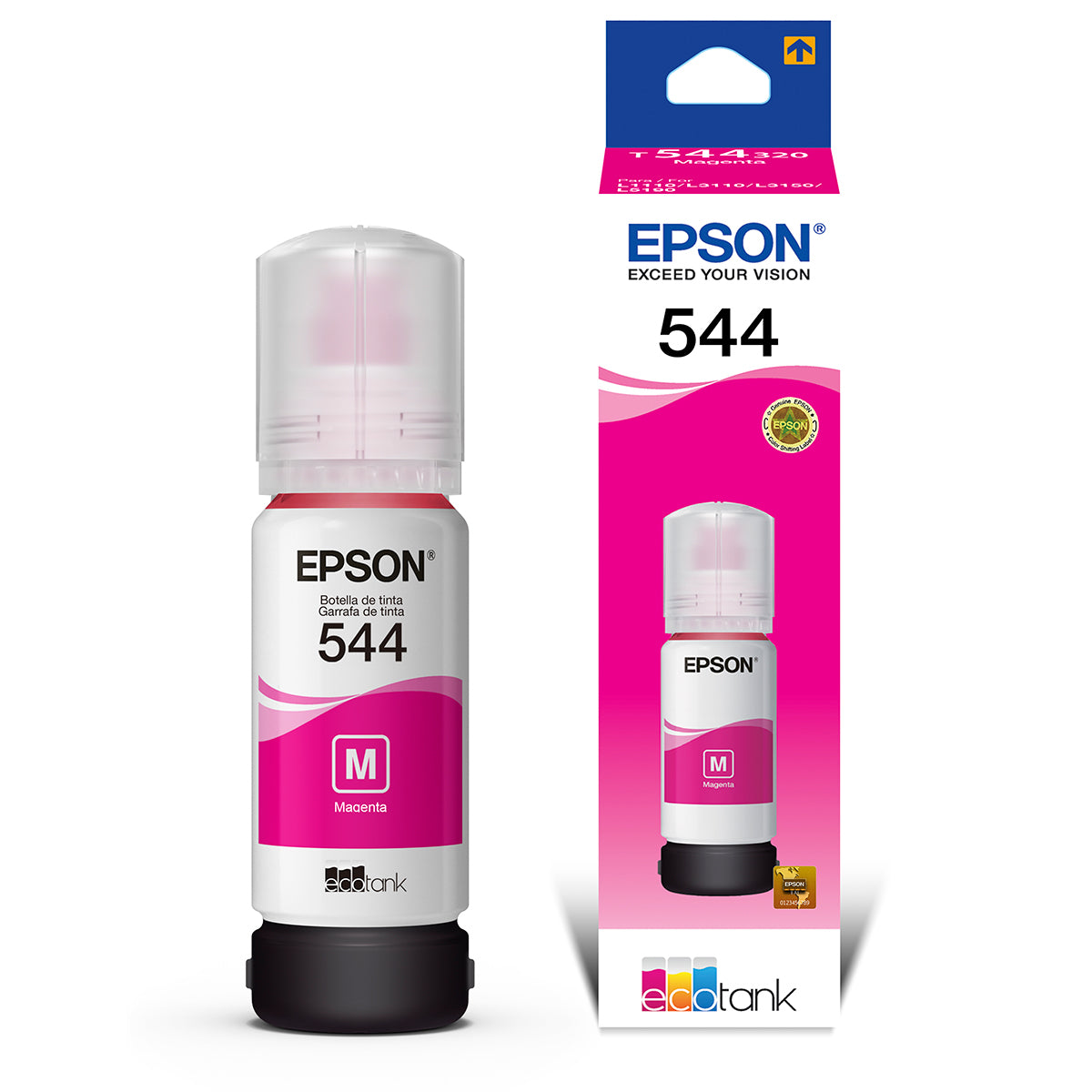 Tinta para Impresora EPSON Magenta 544.