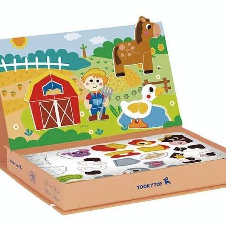 Tookytoy Estuche Magnético de Animales de la Granja.