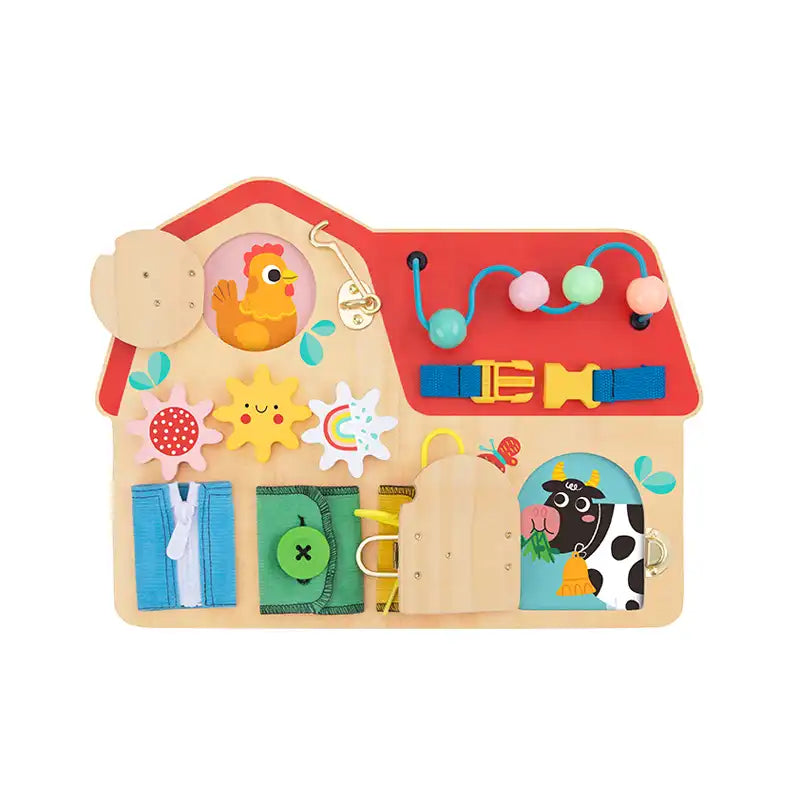 Tookytoy Set de Juego Sensorial Tablero de Actividades.