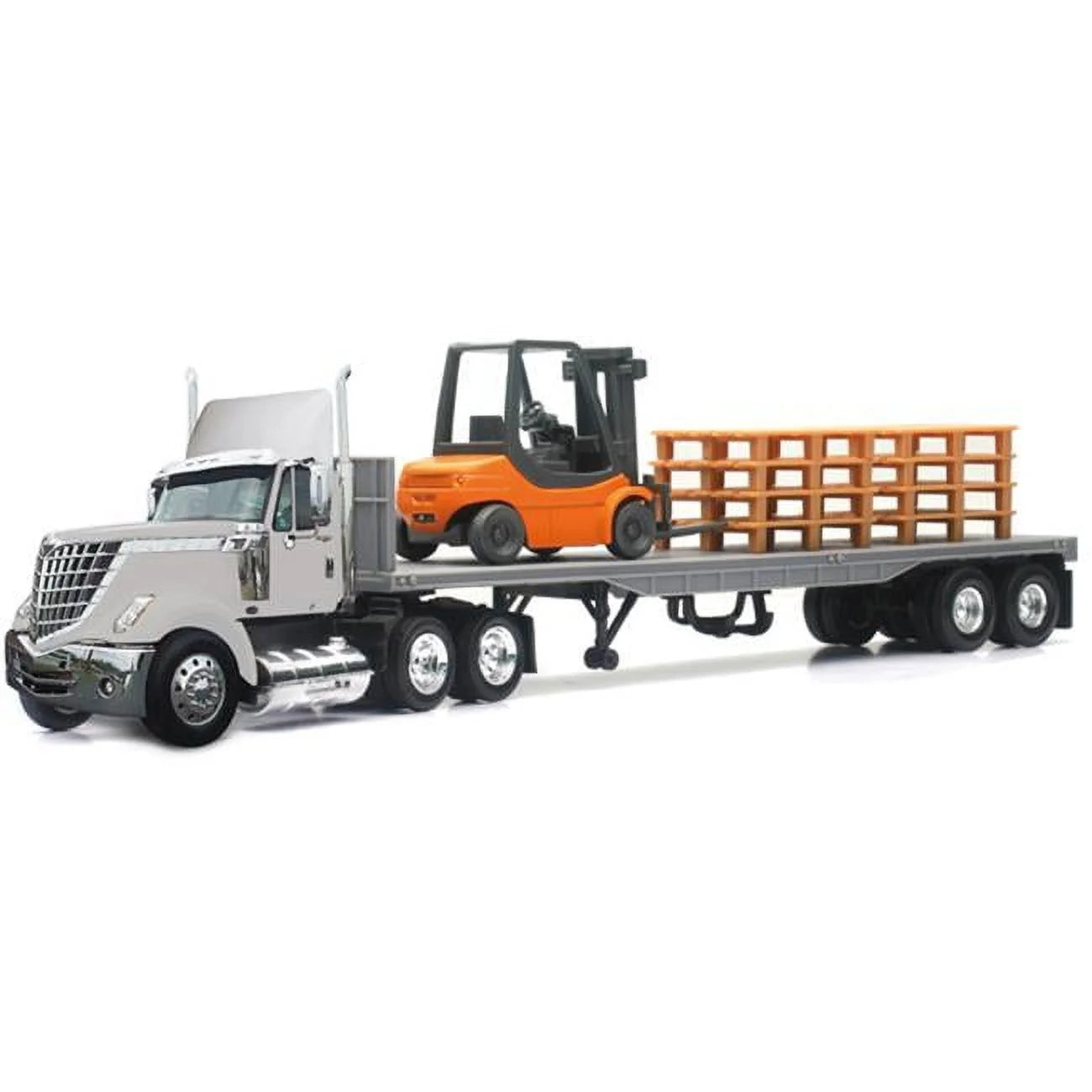 Trailer NewRay Long Haul Trucker International Lonestar con Montacargas.