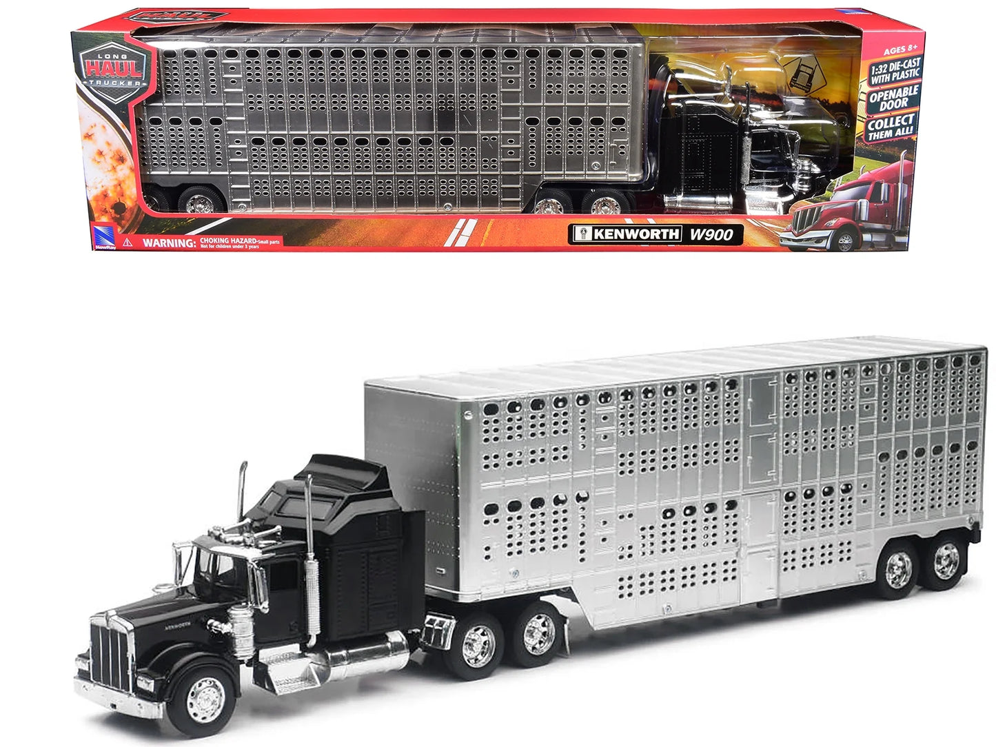 Trailer NewRay Long Haul Trucker Kenworth W900.