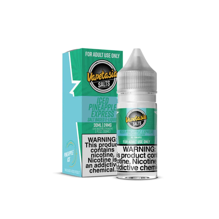 Vapetasia Salts Iced Pineapple Express 24mg.
