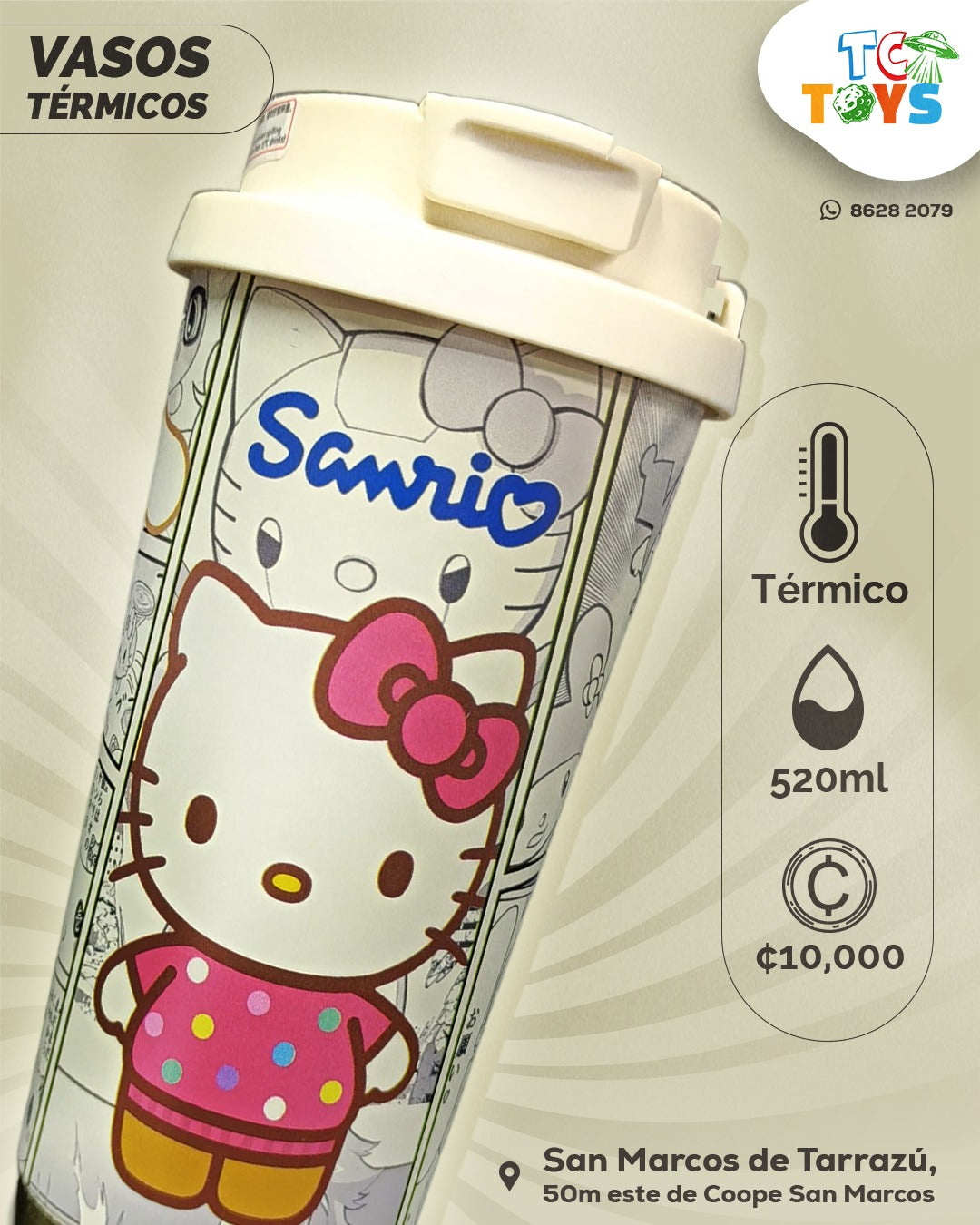 Vaso Térmico Sanrio.