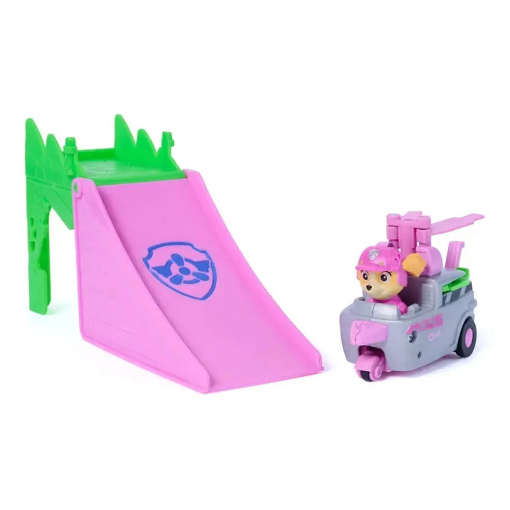 Vehículo Paw Patrol The Dino Movie Salto y Transformación Skye.