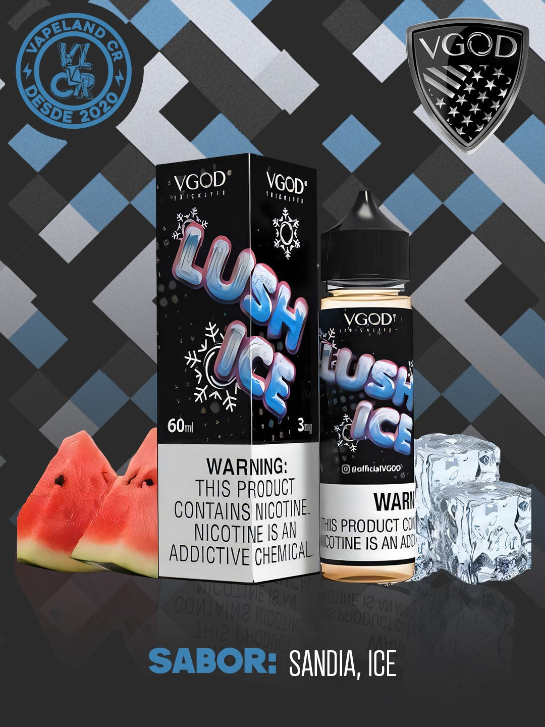 Vgod Lush Ice 3mg.