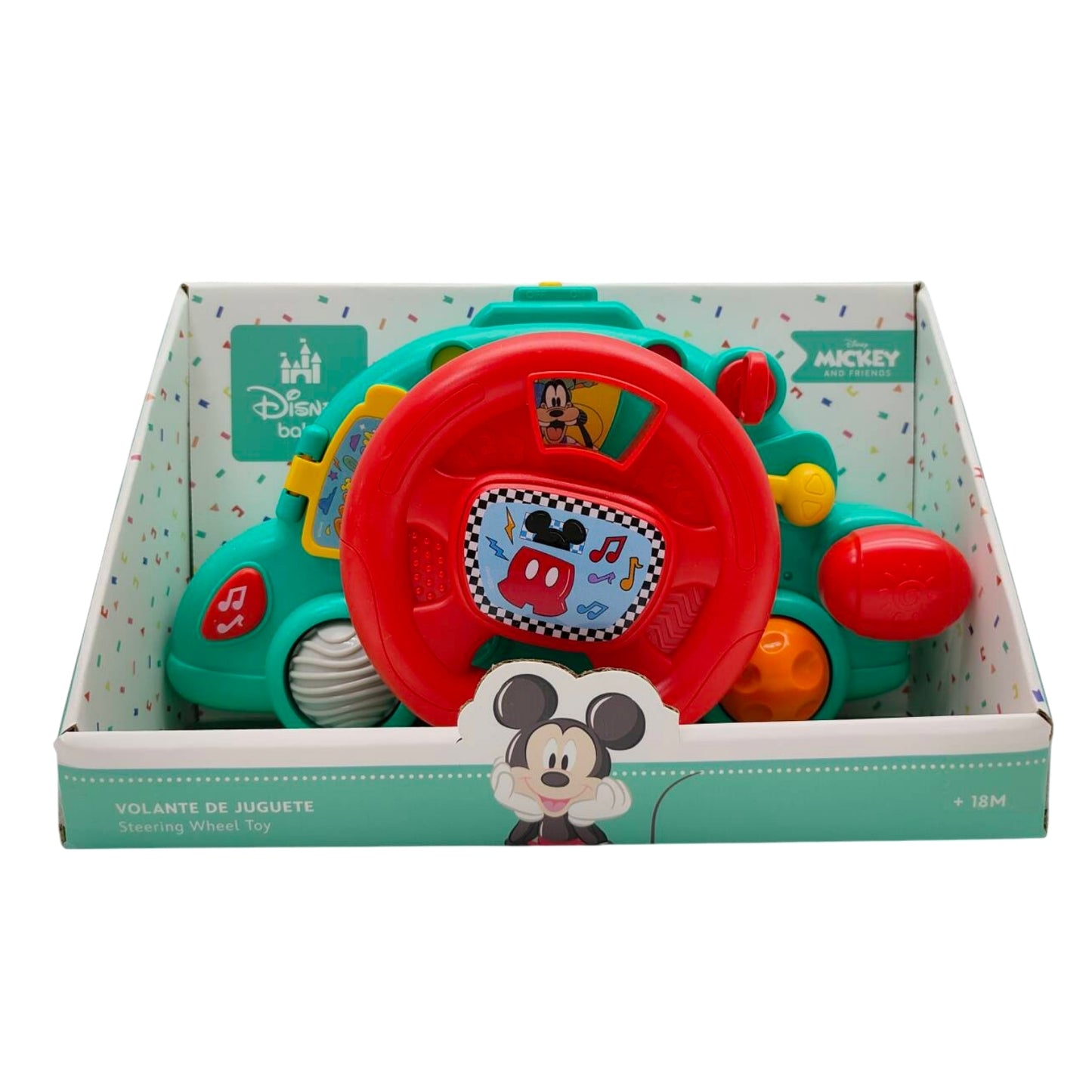 Volante de Juguete Disney Mickey Carnival Toys.