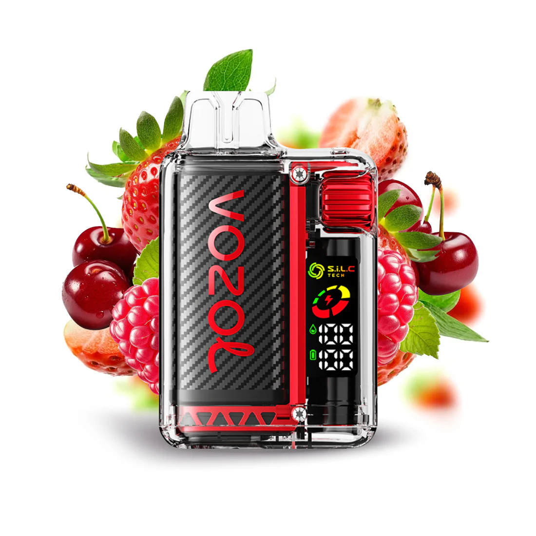 Vozol Vista Strawberry Raspberry Cherry 20000 puffs.