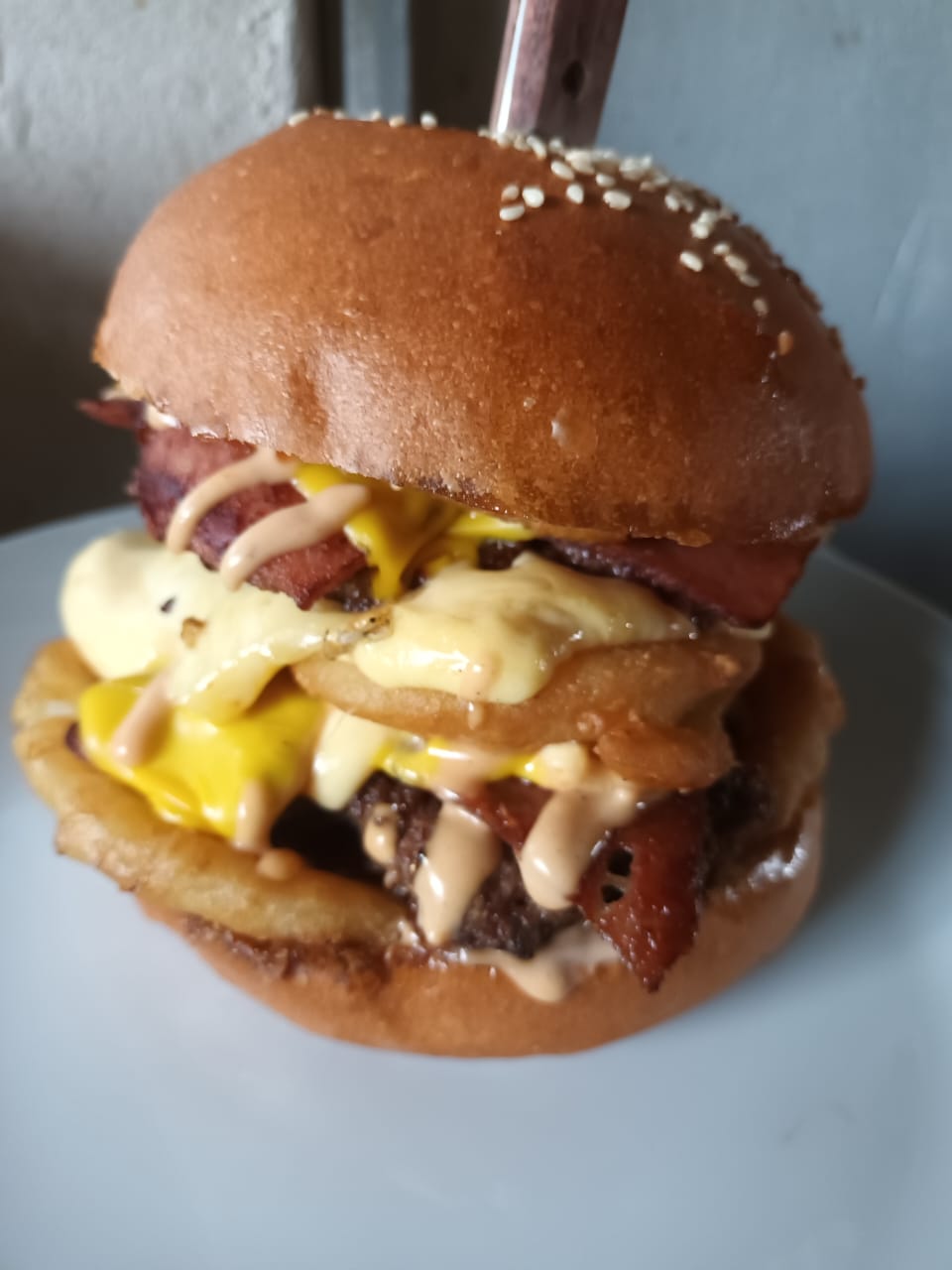 Hamburguesa Bacon Onion