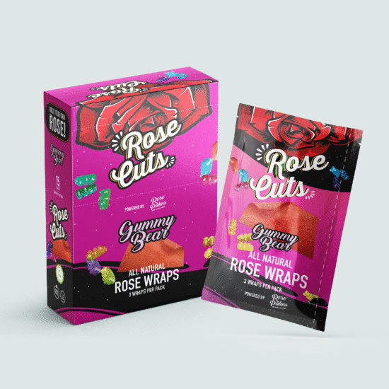 Blont Rose Natural 3 Wraps Per Pack.