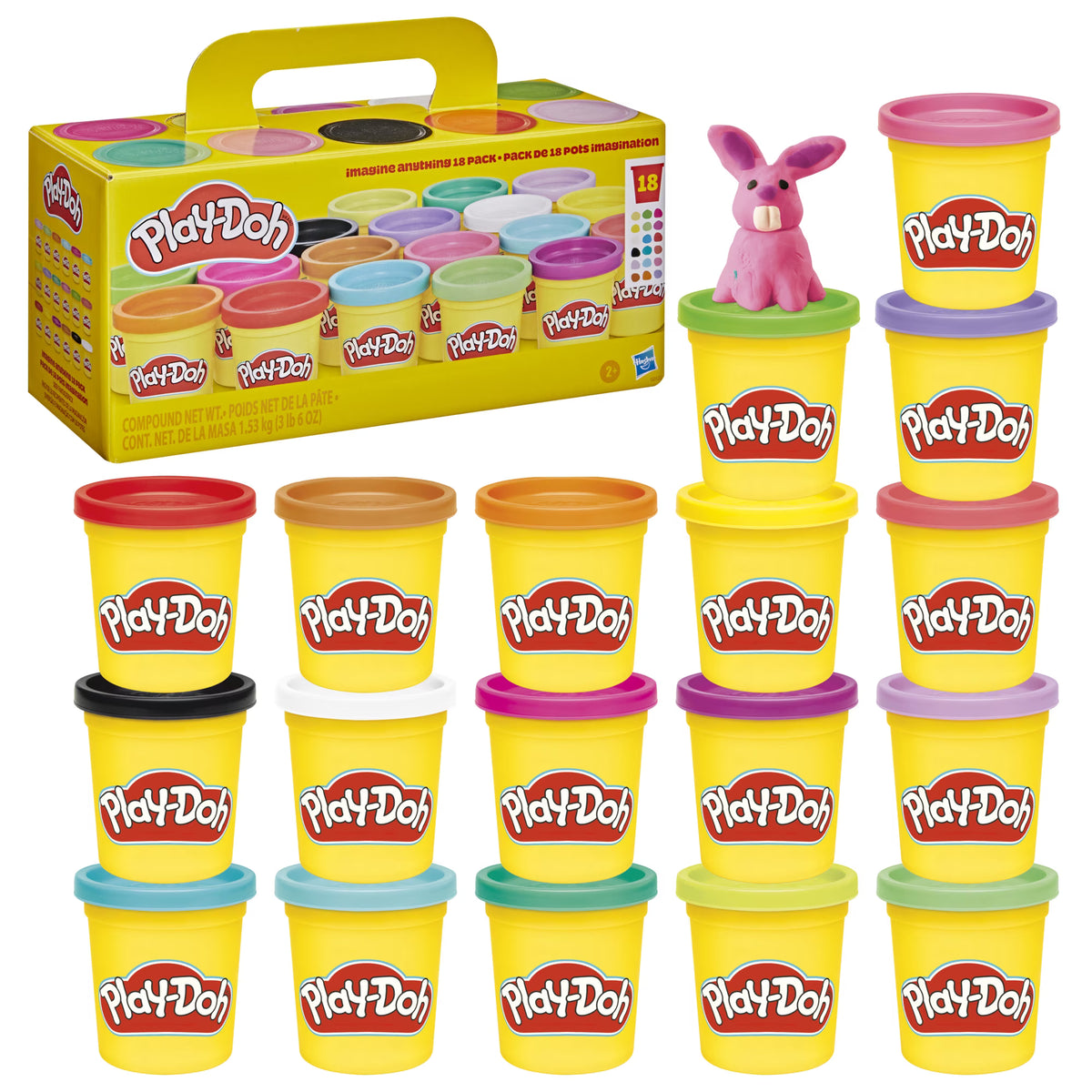 Play-Doh Set de 18 Plastilinas.