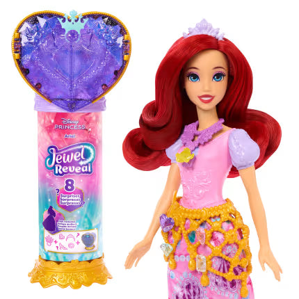 Muñeca Disney Princesa Ariel Jewel Reveal.