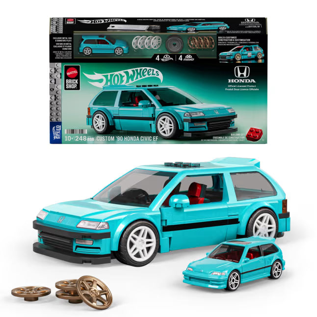 Mattel Brick Shop Custom 90 Honda Civic EF.