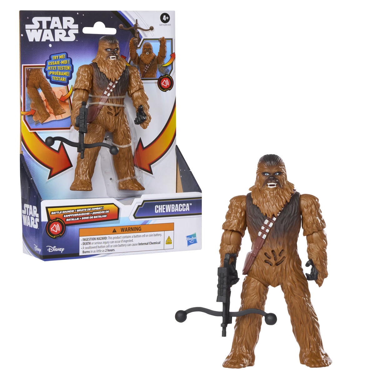 Figura Star Wars Chewbacca Sonidos de Batalla Hasbro.