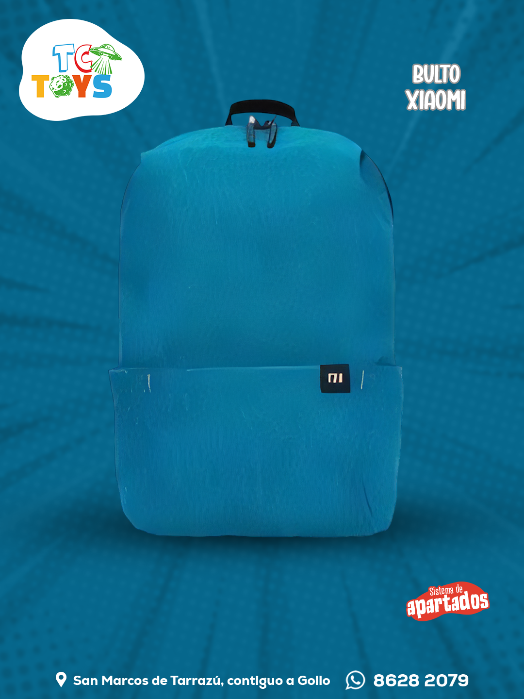 Bulto Xiaomi Turquesa.