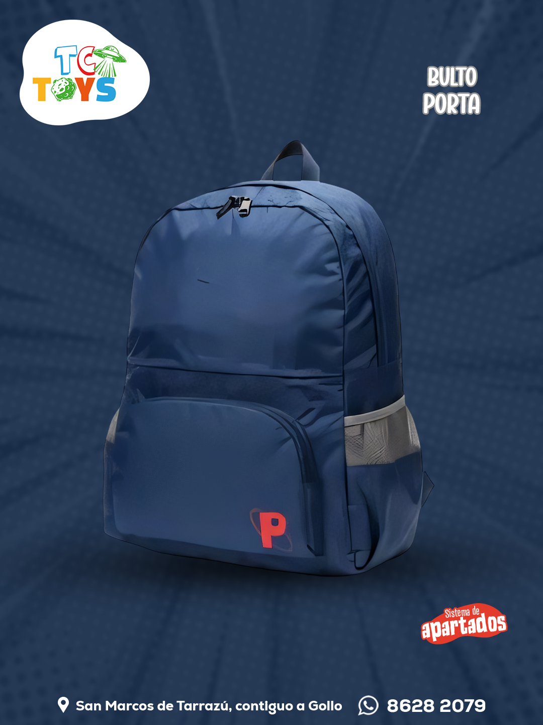 Bulto Multifuncional Azul.