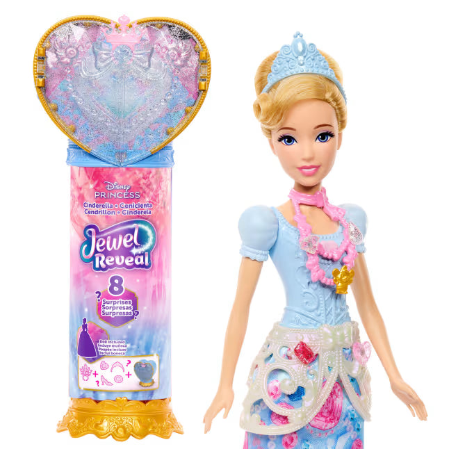Muñeca Disney Princesa Cenicienta Jewel Reveal.