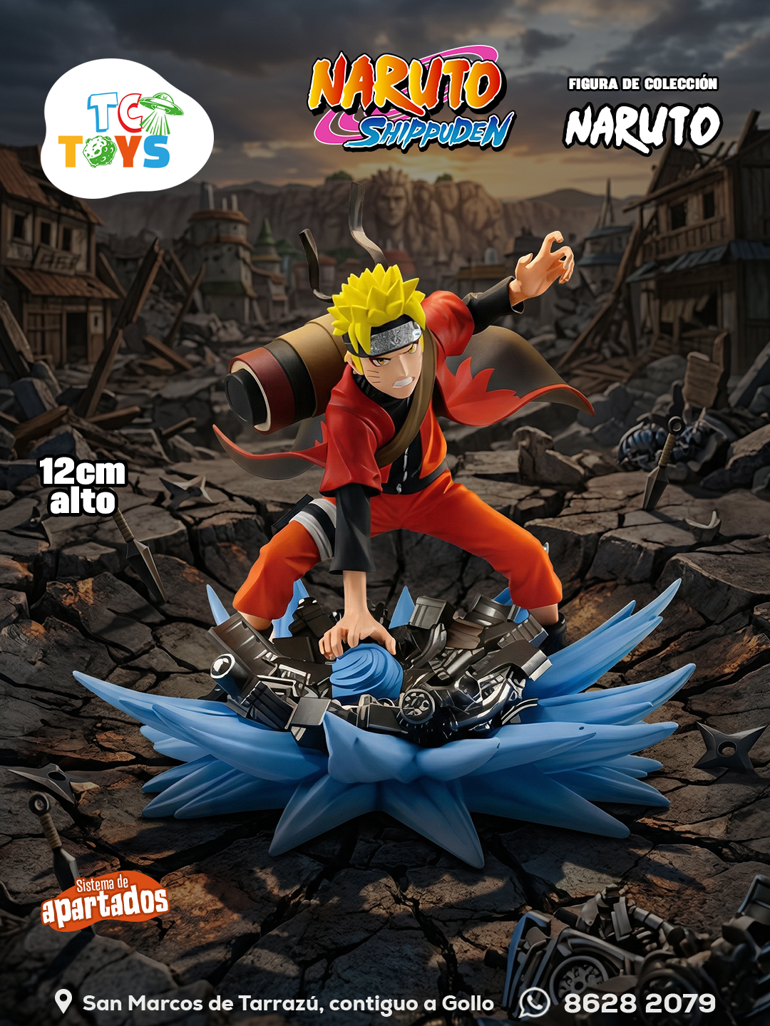 Figura Bandai Naruto Shippuden Naruto Uzumaki.