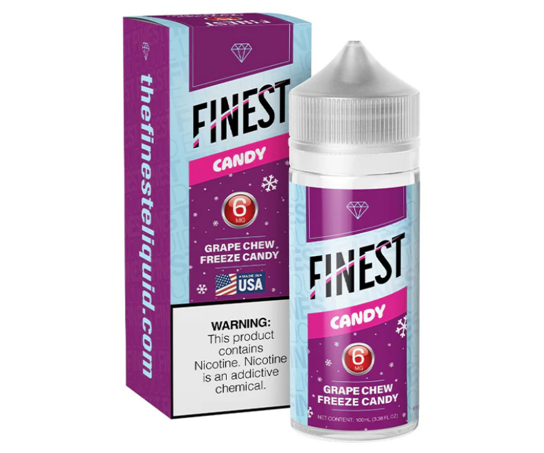 Finest Candy Grape Chew Freeze Candy 6mg.