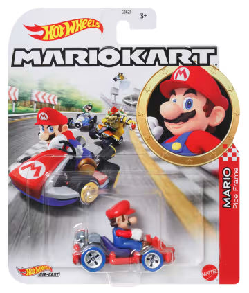 Hot Wheels Mario Kart Mario Pipe Frame / Rétro.