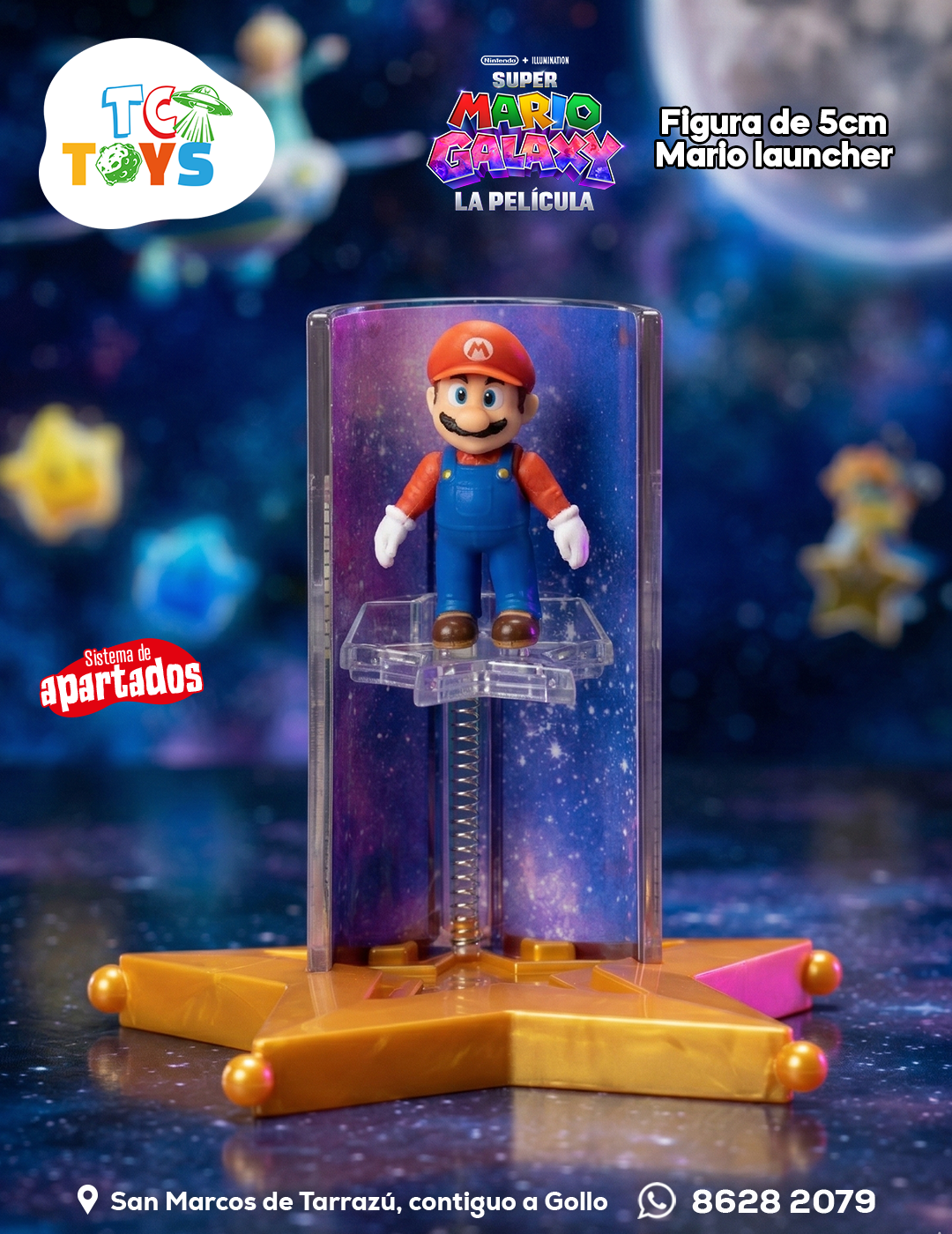 Figura The Super Mario Galaxy Movie Mario Jakks.