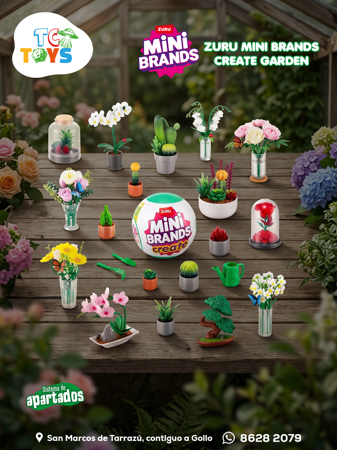 Mini Brands Create Garden.